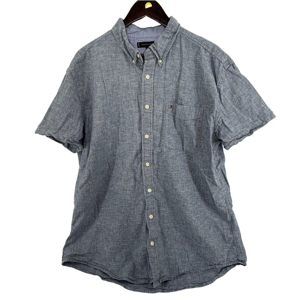 Tommy Hilfiger Linen Blend Shirt XXL